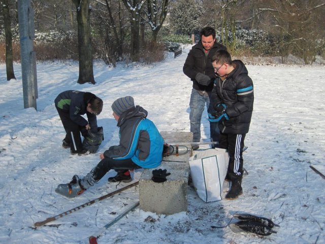 Schaatsen luchtverkenners 2012