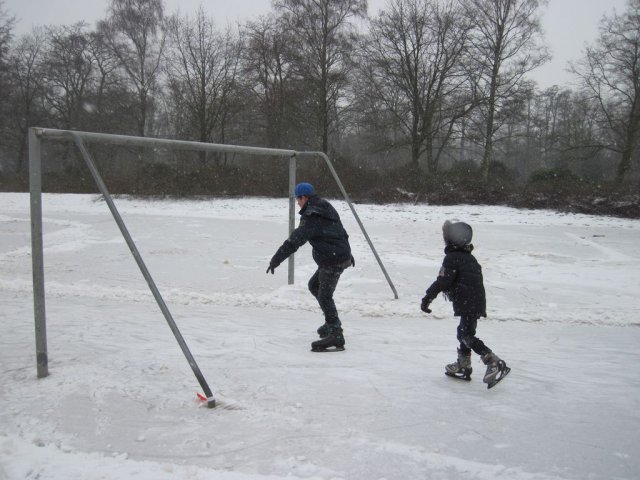 Schaatsen luchtverkenners 2013
