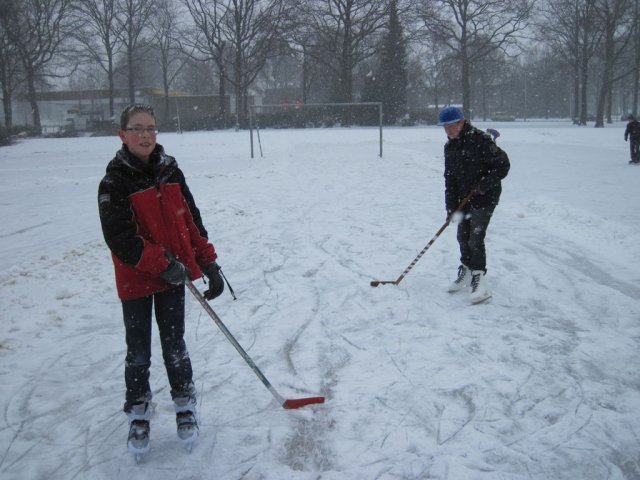 Schaatsen luchtverkenners 2013