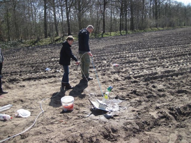 Petflesschieten luchtverkenners 2013