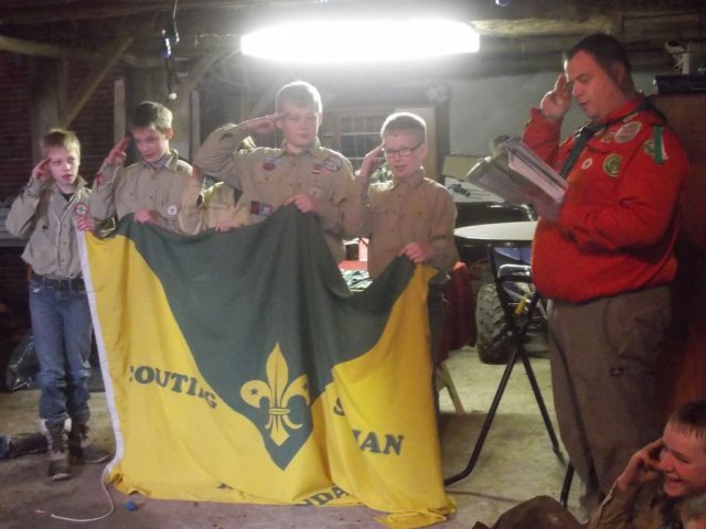 Winterkamperen verkenners 2014