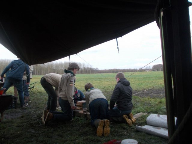 Winterkamperen verkenners 2014