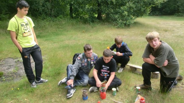 Vaderzoonweekend luchtverkenners